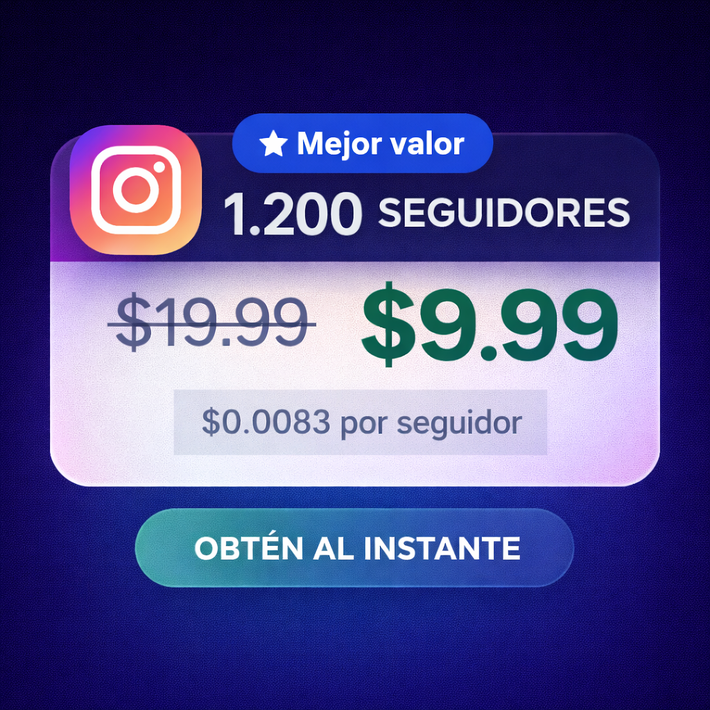 1200 Seguidores - Instagram